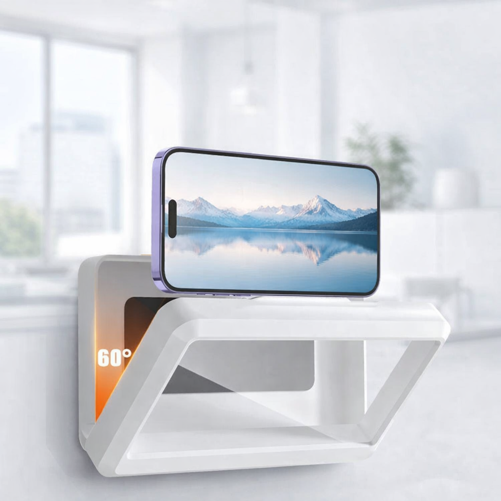 Support Téléphone Mural 100% Étanche - Films & Séries Sous La Douche