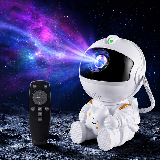 Projecteur Galaxie Astronaute – 8 Modes Étoilés | Veilleuse Relaxante avec Télécommande