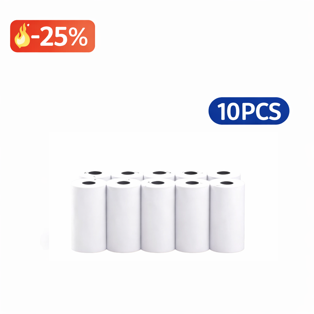 Rouleaux de Recharge – Mini Imprimante Sans Encre